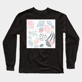 Plant Pattern Long Sleeve T-Shirt